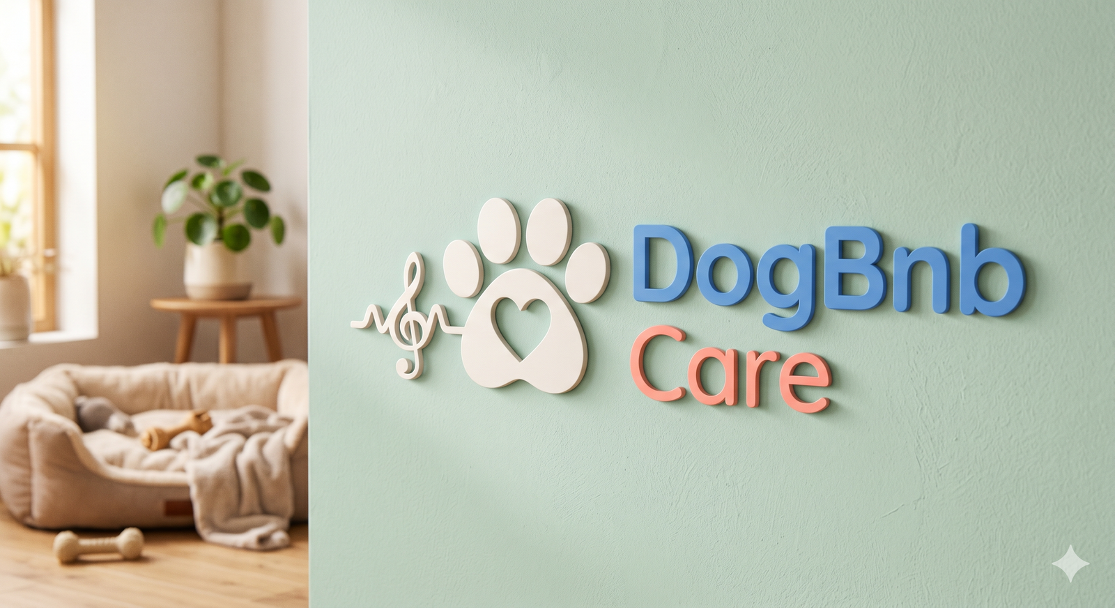Quarto aconchegante de uma pousada parceira DogBnB
